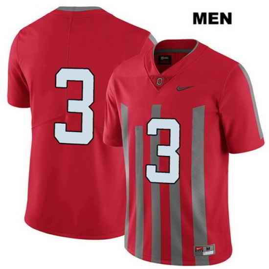 Damon Arnette Elite Ohio State Buckeyes Nike Authentic Mens Stitched  3 Red College Football Jersey Without Name Jersey